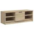 vidaXL TV stolík farby dubu sonoma 102x35,5x36,5 cm spracované drevo