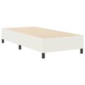vidaXL Platformový rám postele Krémová 80 x 200 cm Kordúrová tkanina