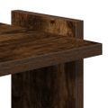 vidaXL knižnica 3-poschodová údený dub 60x30x120 cm umelé drevo