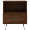 vidaXL Nočné stolíky 2 ks hnedý dub 40x35x47,5 cm kompozitné drevo