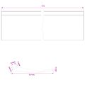 vidaXL Tesnenie garážových dverí Čierna 52 x 2 mm 5 m PVC