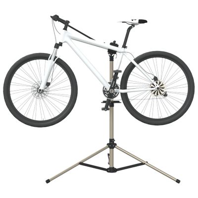 vidaXL Stojan na opravu bicykla skladací nastaviteľný 120-165cm hliník