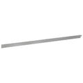 vidaXL Obrubník trávnika 10 ks 102 x 4 x 4 cm Oceľ Strieborná