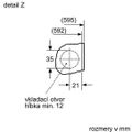 BOSCH Vstavaná práčka WIW24342EU