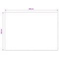 vidaXL Záťažová deka Biela 155 x 220 cm 7 kg 100% Bavlna 205T