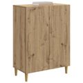vidaXL Servírovacia skriňa Dub artisan 66 x 34,5 x 90 cm
