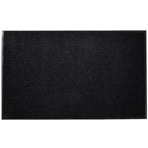 vidaXL Rohož pred dvere, čierna 90 x 60 cm, PVC
