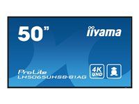 50" Trieda uhlopriečky displej LCD s LED podsvietením - digital signage - Android - 4K UHD (2160p) 3840 x 2160 - čierna