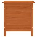 vidaXL Záhradný úložný box hnedý 50x49x56,5 cm jedľový masív