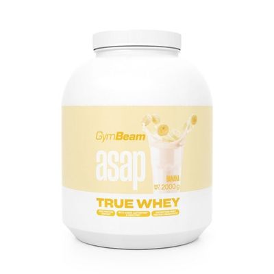 ASAP True Whey - GymBeam, banán, 2000 g