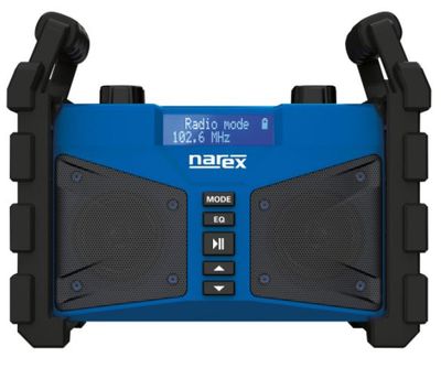 Narex BT-02 - Prenosné pracovné rádio s funkciou Bluetooth a Powerbanky