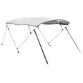 vidaXL Strieška Bimini s 3 oblúkmi a stenami 243x(170-182)x137 cm