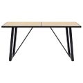vidaXL Jedálenský stôl, dubová farba 140x70x75 cm, MDF