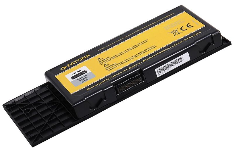 PATONA baterie pro ntb DELL Alienware M17X 6600mAh Li-Ion 11,1V 7XC9N Baterie, pro notebook, 6600mAh, Li-Pol, 11,1V, pro Dell Alienware M17x R3, M17x R4, 7XC9N, neoriginální