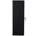 Kovový rozvádzač montážna skriňa 19" 3/4U 180 mm, Black/RCA19-3+4U-180B-T, čierna