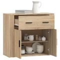 vidaXL Komoda dub sonoma 80x33x70 cm spracované drevo