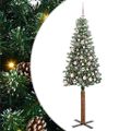 vidaXL Úzky vianočný stromček Zelená 180 cm