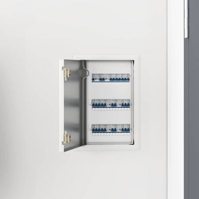 vidaXL Access Panel Biela 33 x 23 x 3 cm Oceľ
