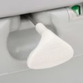 vidaXL Prenosné kempingové WC šedo-biele 22+12 l HDPE
