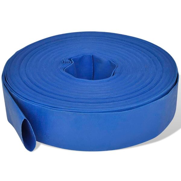 vidaXL Plochá hadica 50 m, 2", PVC, na vodu