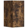 vidaXL Sada kúpeľňového nábytku 3 ks Dymový dub 33 x 34,5 x 160 cm