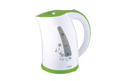 Varná kanvica 1,7 l,  bielo-zelená