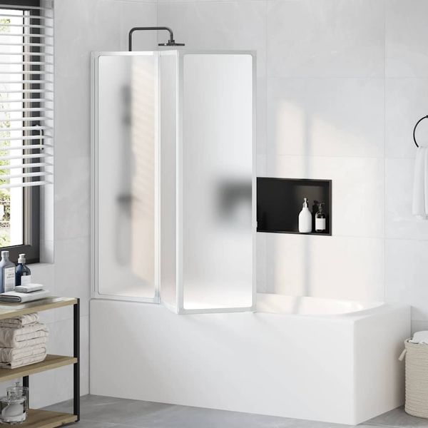 Vaňová zástena 141 x 132 cm 3 skladacie panely