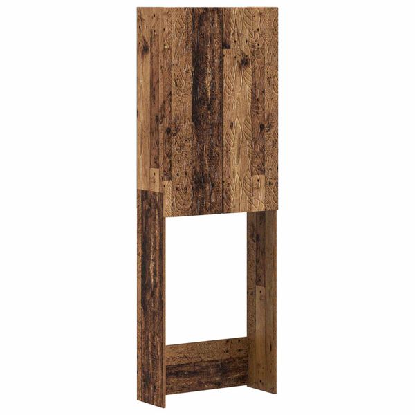 vidaXL Toaletná skriňa DELFT Staré drevo 66 x 25,5 x 190 cm