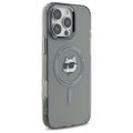 Obal Karl Lagerfeld pre iPhone 16 Pro Max 6,9" KLHMP16XHLSCHK čierny tvrdý IML Metal Choupette Head MagSafe
