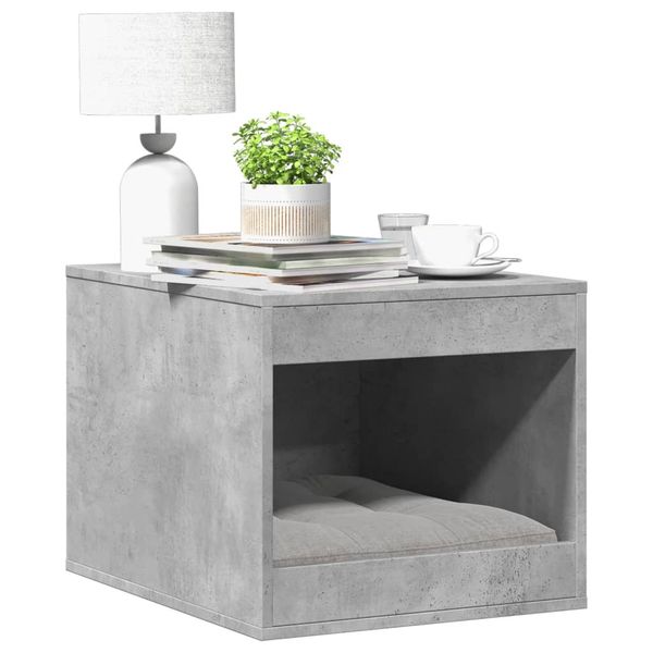 vidaXL Uzavretý box na stelivo, betónový 47x59x42 cm, kompozitné drevo