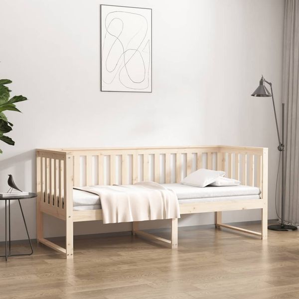 vidaXL Denná posteľ s matracom 80x200 cm masívna borovica