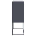 vidaXL Komoda antracitová 68,5x38,5x107 cm oceľ