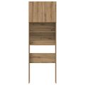 vidaXL Skrinka na práčku Artisan Dub 64x24x190 cm Konštruktérske drevo