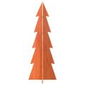 vidaXL Drevený vianočný stromček voskový 112 cm masívna borovica