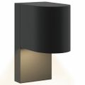 vidaXL Exteriérové nástenné svietidlo Čierna 12 x 7 x 15 cm