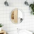 vidaXL LED kúpeľňové zrkadlo 60 cm okrúhle