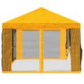 vidaXL Kryt altánku s bočnými stenami 6 x 3 m Žltá Polyester 190 gsm