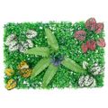 vidaXL Umelý plot z rastlín 6 ks zelený 40x60 cm