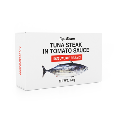 Steak z tuniaka v paradajkovej omáčke - GymBeam, 120 g