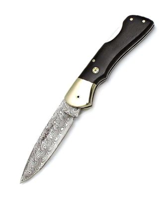 Muela BX-8DAM vreckový nôž 9 cm, drevo African Blackwood, mosadz