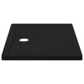 vidaXL Sprchová základná vanička s bodkami 90 x 70 x 4 cm ABS Čierna