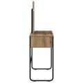 vidaXL Toaletný stolík Dub artisan 81 x 40 x 131 cm Kompozitné drevo