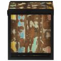 vidaXL Regál na víno 35 x 35 x 39 cm Masívne obnovené drevo