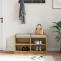 vidaXL Lavica do predsiene SANDNES 87x40x50 cm borovicový masív