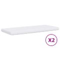 vidaXL Rozkladacia denná posteľ s matracmi žltá 80x200 cm zamat