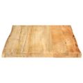 vidaXL Stolová doska 80x80x3,8 cm živý okraj masívne mango