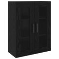 vidaXL Highboard 2 ks Čierny dub 69,5 x 34 x 180 cm Kompozitné drevo