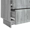 vidaXL Nočný stolík Sivá sonoma 62 x 34,5 x 47,5 cm Kompozitné drevo