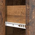 vidaXL Zásuvkový kabinet Staré drevo 66 x 34,5 x 90 cm
