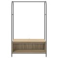 vidaXL Vešiak na oblečenie Hnedý dub 100 x 44 x 160 cm